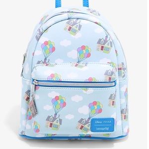 NWT Disney Pixar Up House Balloons Loungefly Mini Backpack